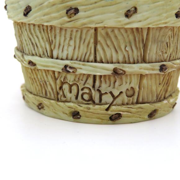 Mary's Moo Moos, I Love You A Bushel and A Peck Cow Figurine #104264 Enesco 1994 - Picture 7 of 11